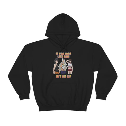 "If You Look Like This HMU Ripped" Unisex Hooded Sweatshirt