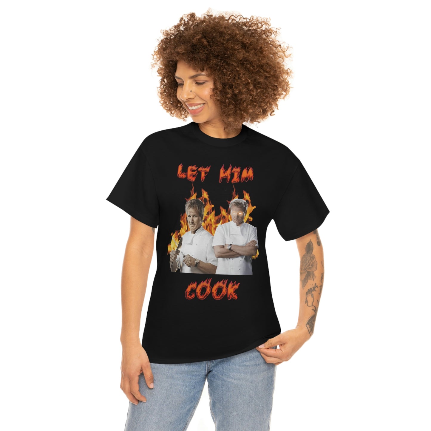 "Let Him Cook" Unisex Cotton Tee