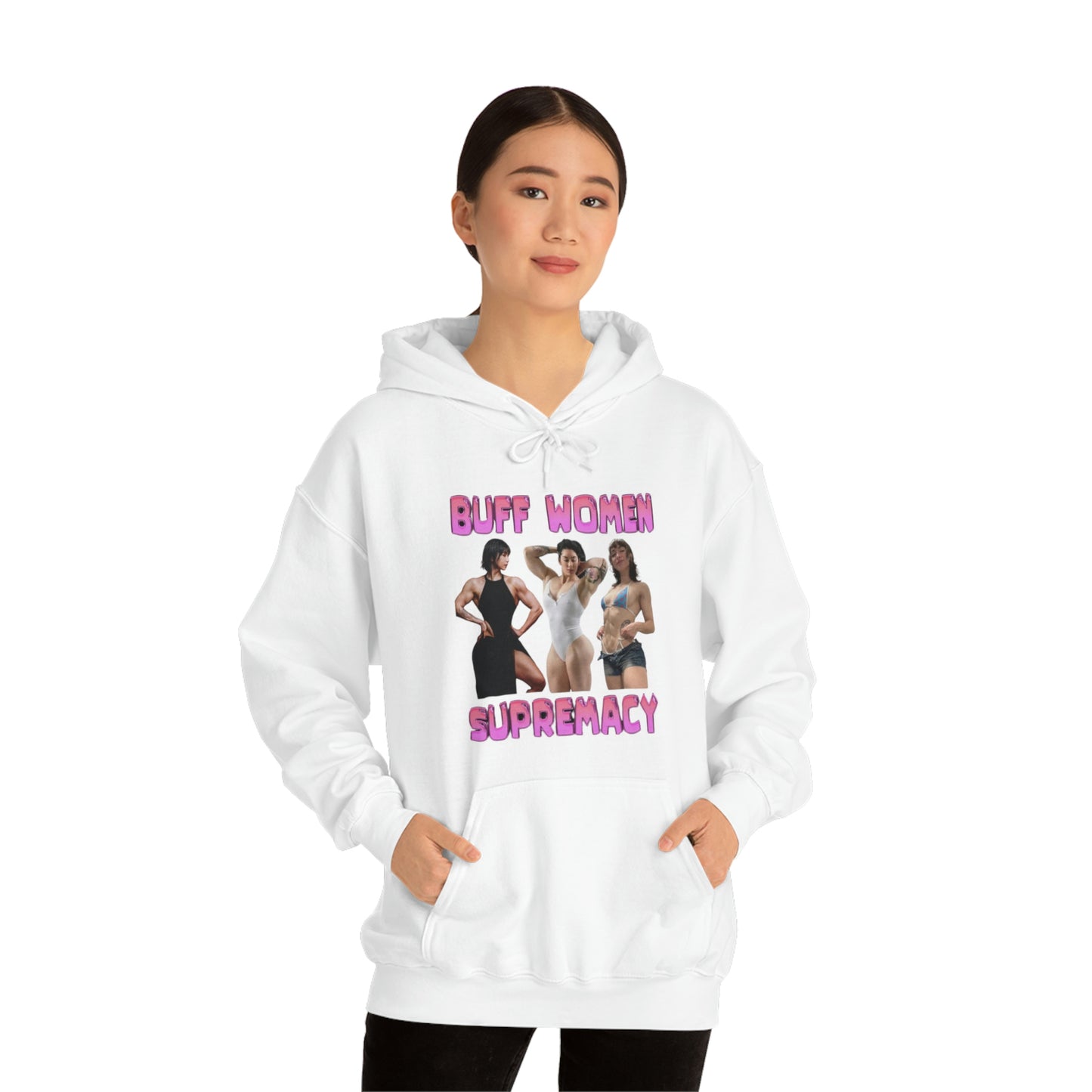 "Buff Woman Supremacy" Unisex Hooded Sweatshirt