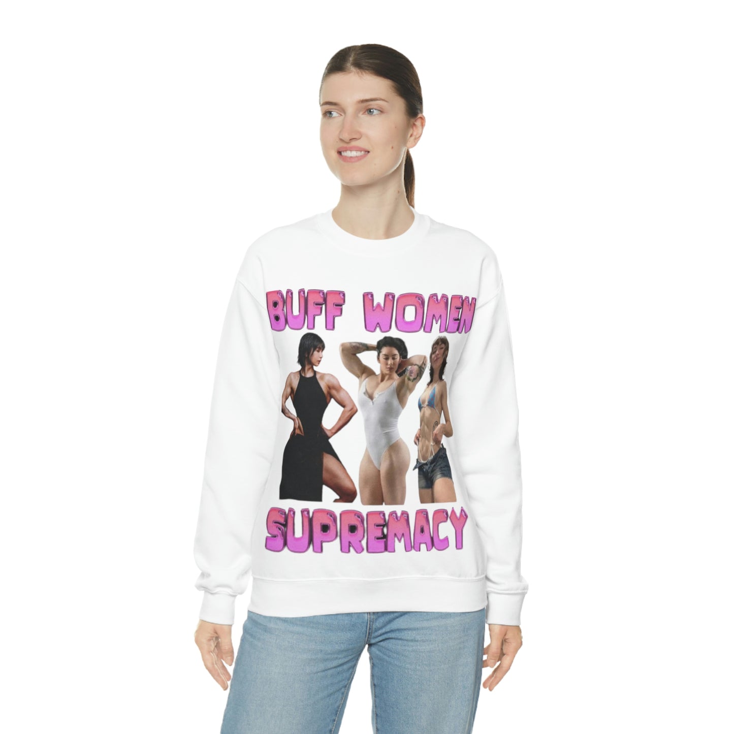 "Buff Woman Supremacy" Unisex Crewneck Sweatshirt