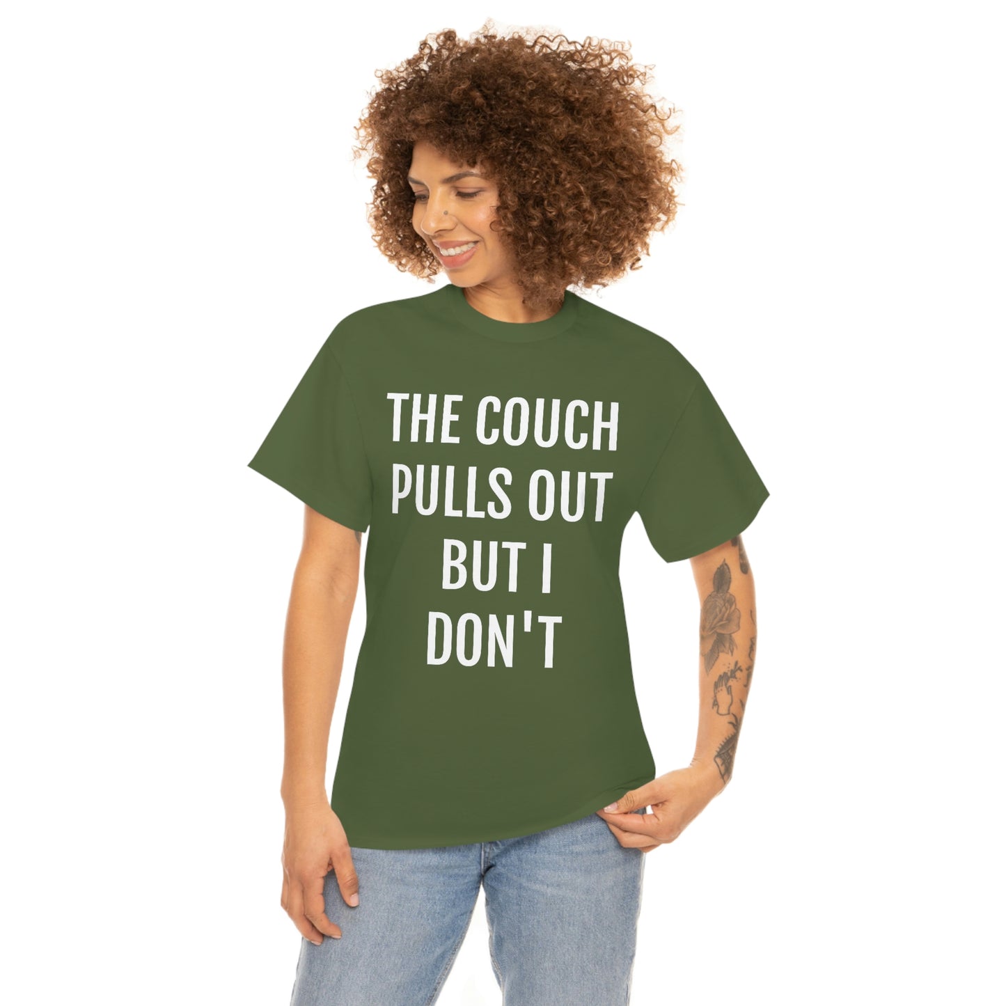 "The Couch Pulls Out" Unisex Cotton Tee