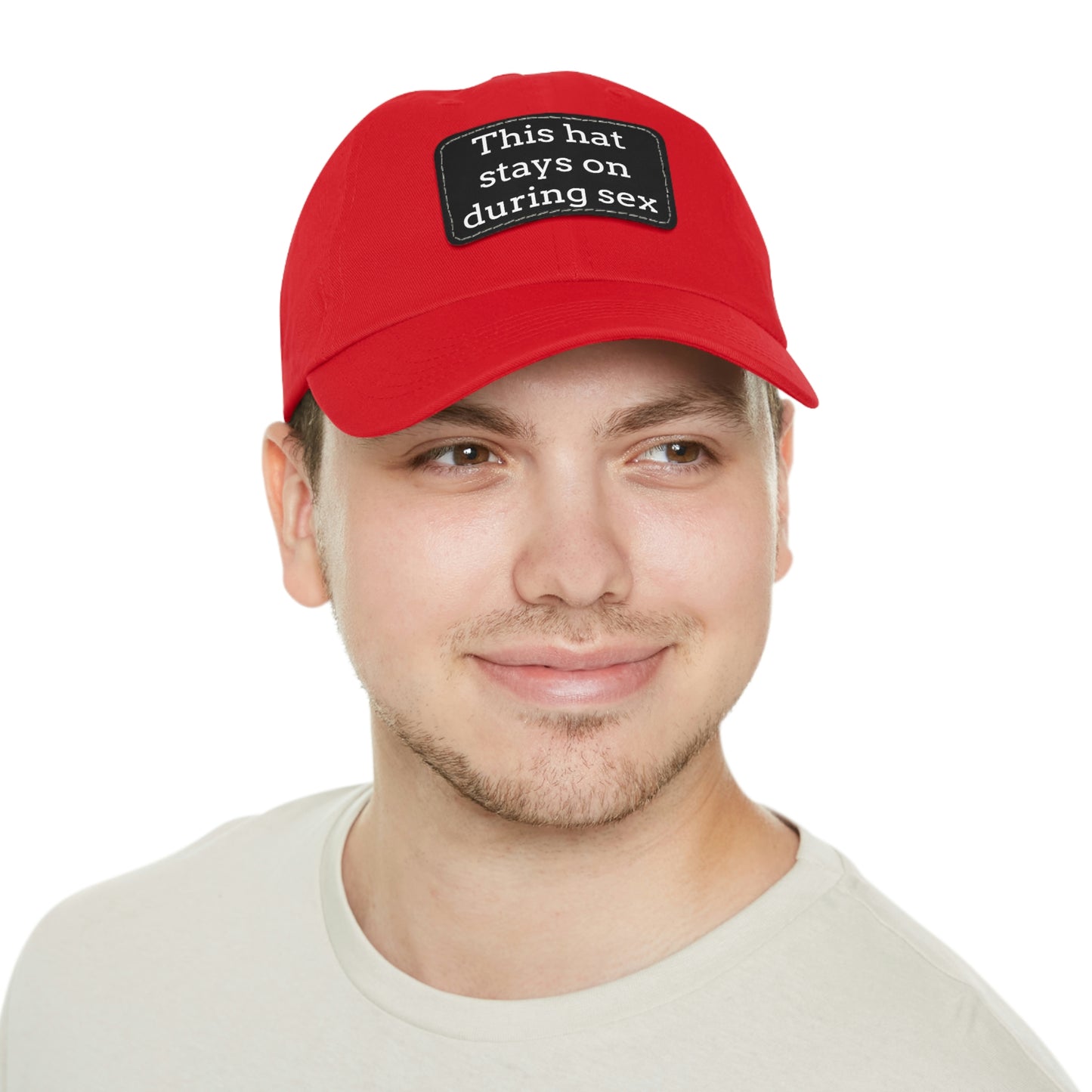 "This Hat Stays On During Sex" Dad Hat