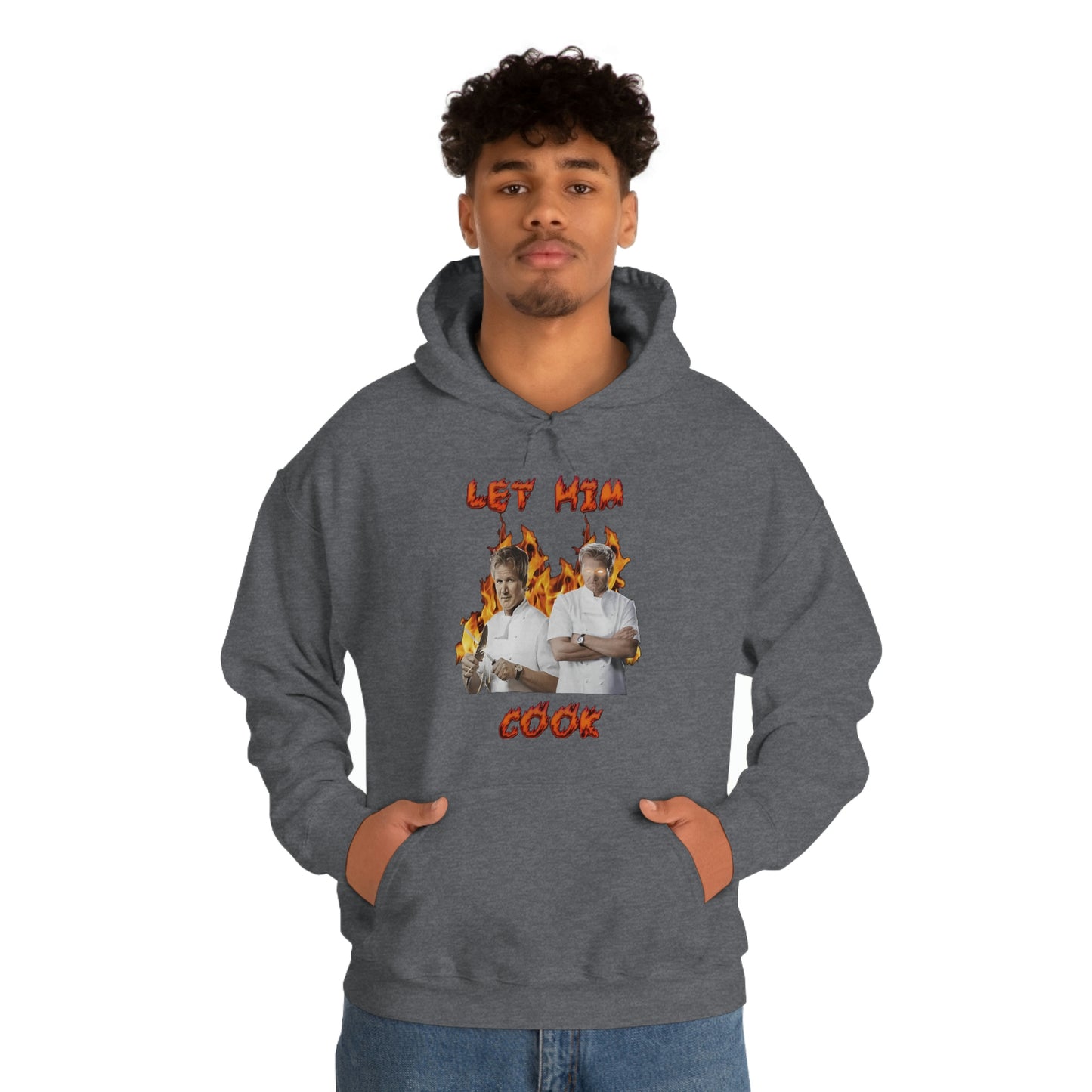 "Let Him Cook" Unisex Hooded Sweatshirt