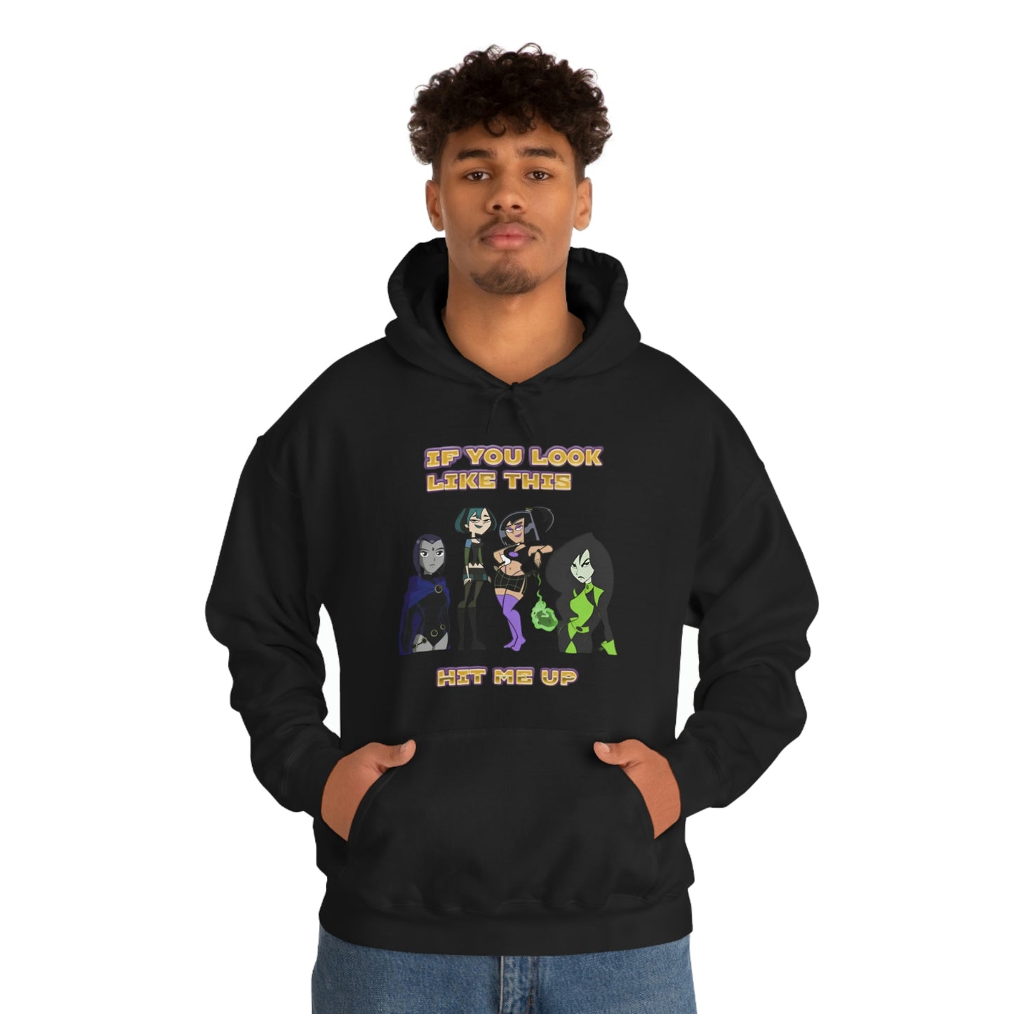 "If You Look Like This HMU" Unisex Hooded Sweatshirt