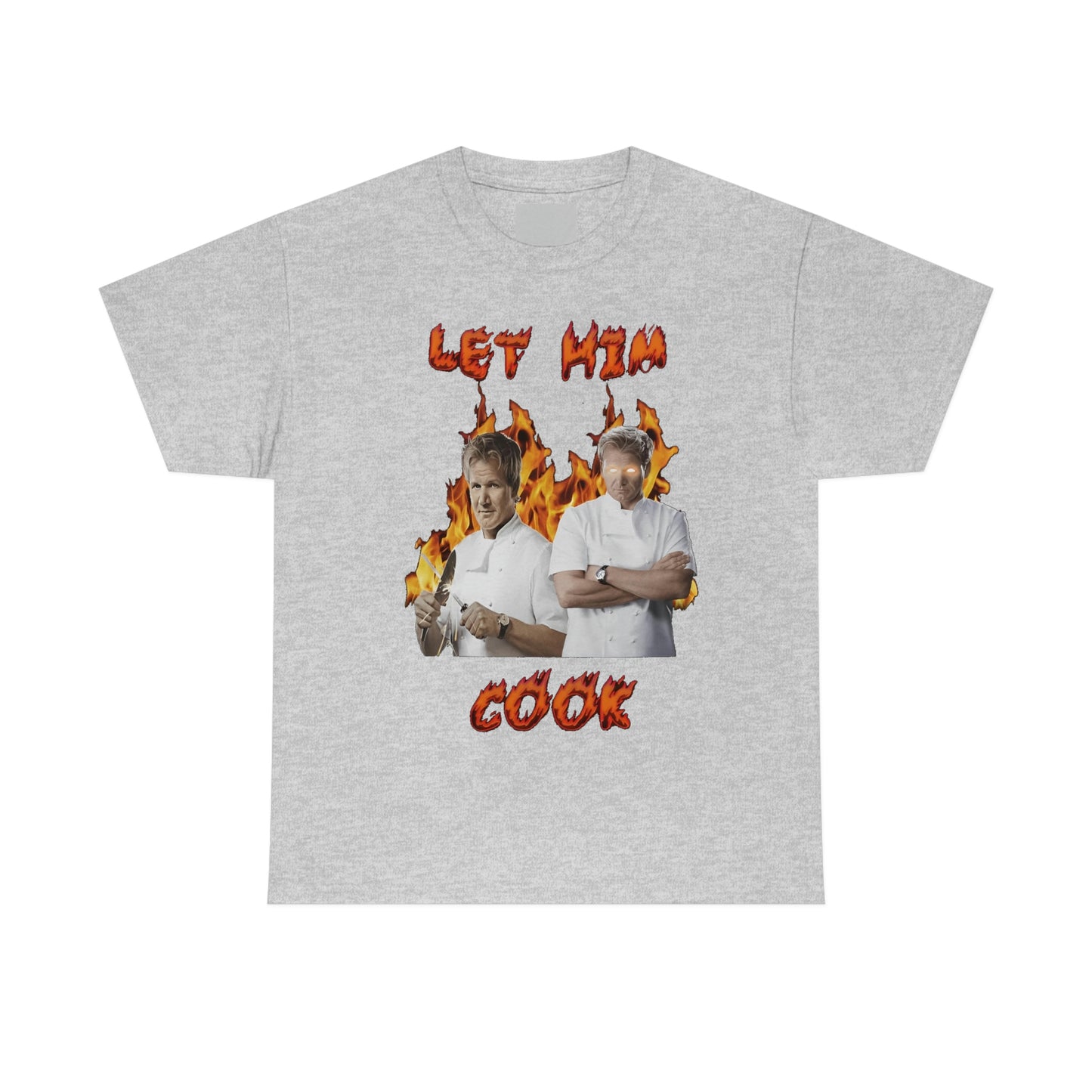 "Let Him Cook" Unisex Cotton Tee